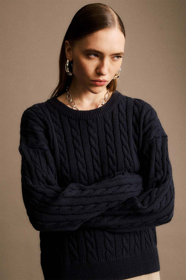 Jiji - Peggie Sweater - Bleu Marine