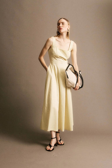jiji victor dress creme front