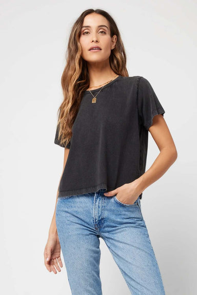 L*Space - All Day Top - Black - Front