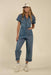 Sendero - Dolly Jumpsuit - Medium Indigo - Front