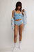 Free People - Meg Seamless Crop - Dusk Blue