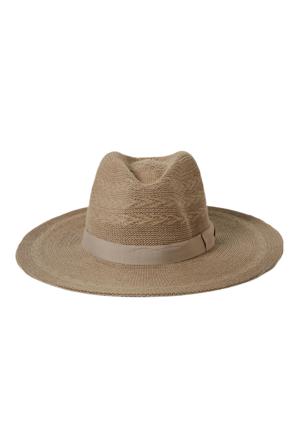 Brixton - Lyons Knit Pattern Packable Hat - Light Tan/Light Tan - Front