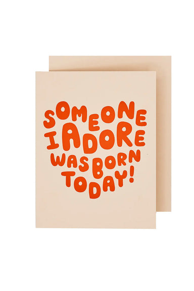 The Social Type - Adore Bday Card