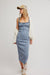 Free People - Lucinda Midi - Indigo Combo