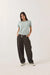 Brixton - Utility Everyday Barrel Pant - Washed Black - Front