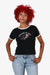 Girl Dangerous - Yippee Ki Yay - Black/Bone - Front