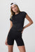 Vuori - Halo Baby Tee - Solid Black - Front