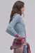 Free People - WTF Noa Cardi - Blue Pop Combo - Side
