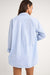 Rhythm - Zephyr Stripe Shirt - Blue - Back
