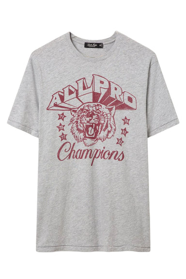 Junk Food All Pro Champions in Heather Grey — Front view