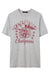 Junk Food All Pro Champions in Heather Grey — Front view