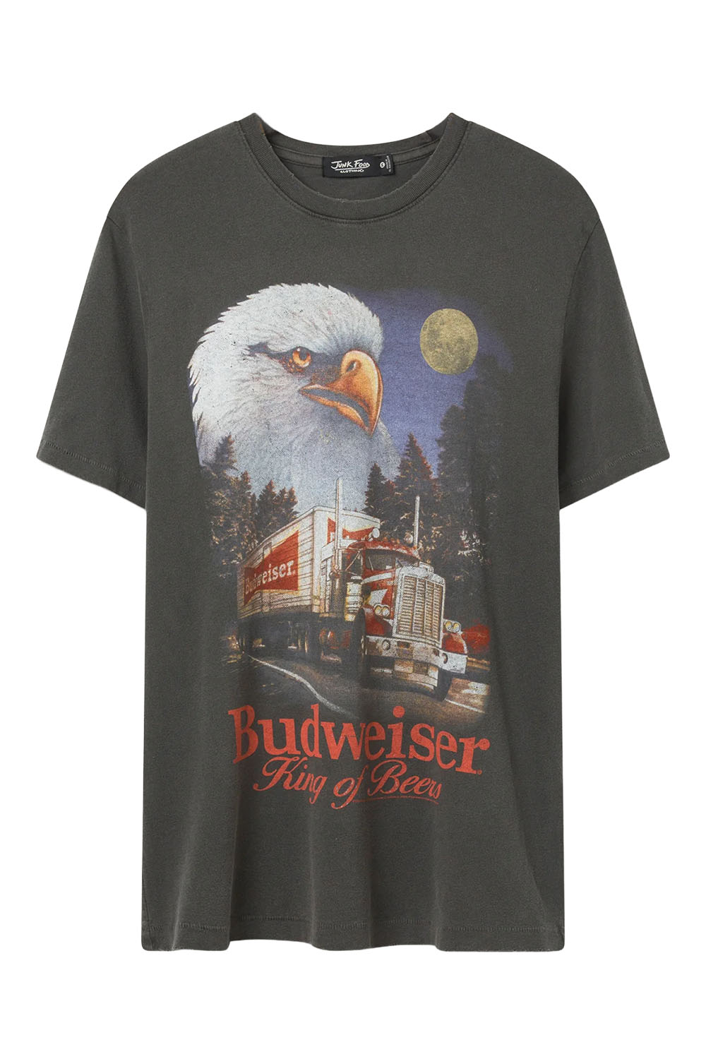 Junk Food Budweiser Semi in Vintage Black — Front view
