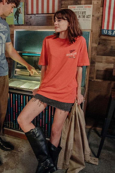 Junk Food Miller Darts and Beer in Washed Red — Lifestyle view