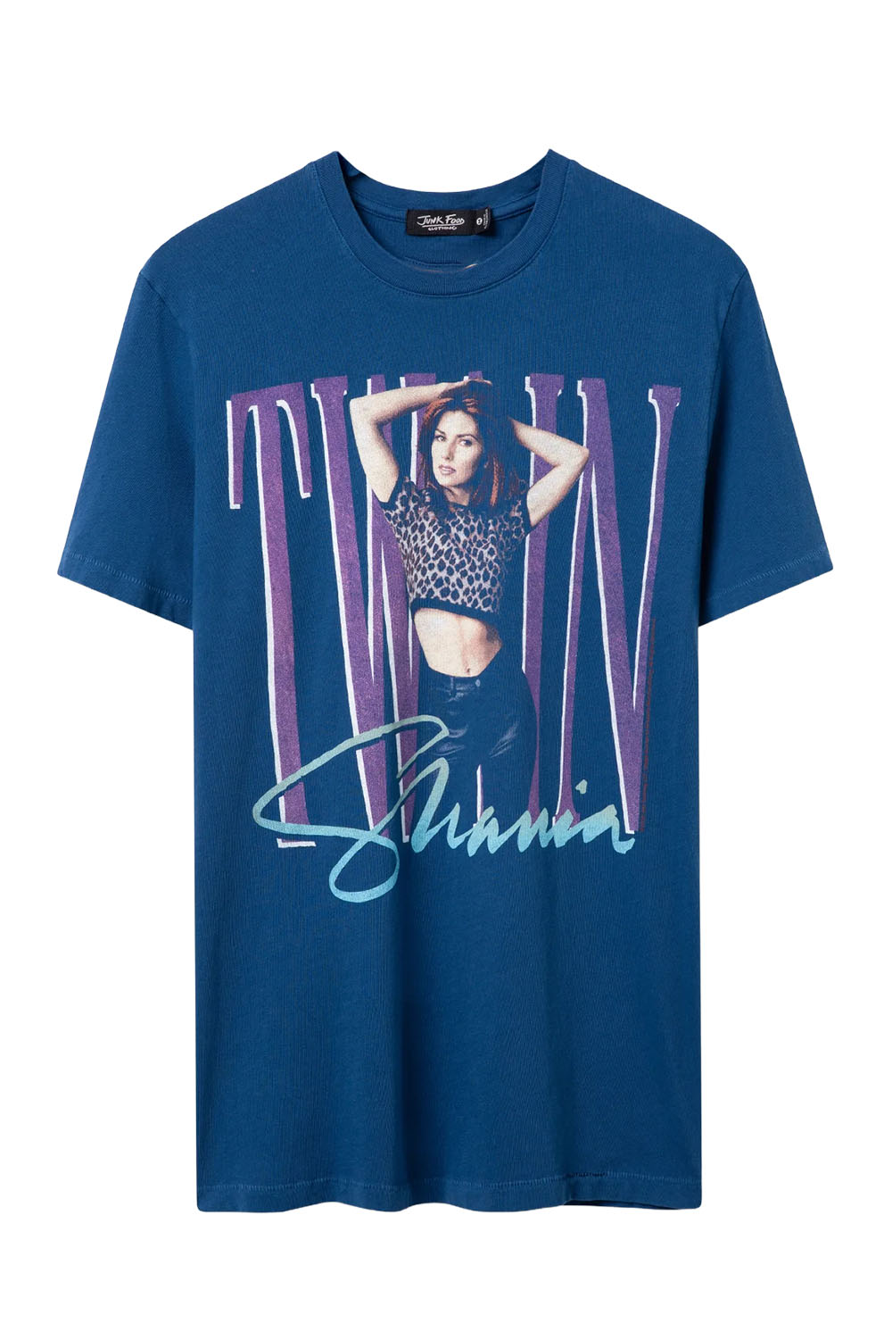 Junk Food Shania in True Navy — Front view