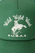 junk food wild wild west hat hunter green detail