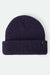 Brixton - Chunky Heist Beanie - Marled Navy/Caramel - Front
