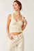Free People - Love Letter Sweetheart Cami - Ivory - Front