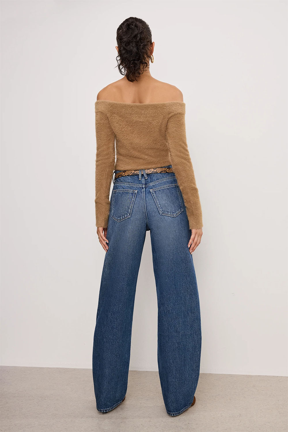 Good American - Good Barrel Jean - Indigo - Back