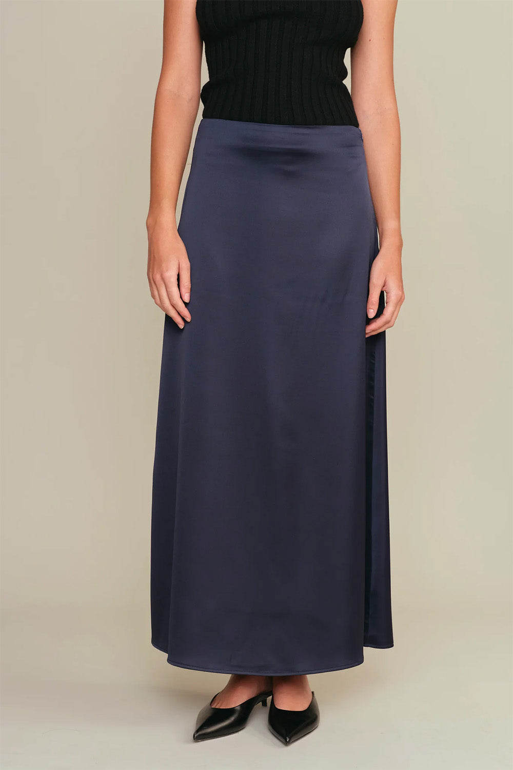 Deluc - Marcus Skirt - Navy - Front