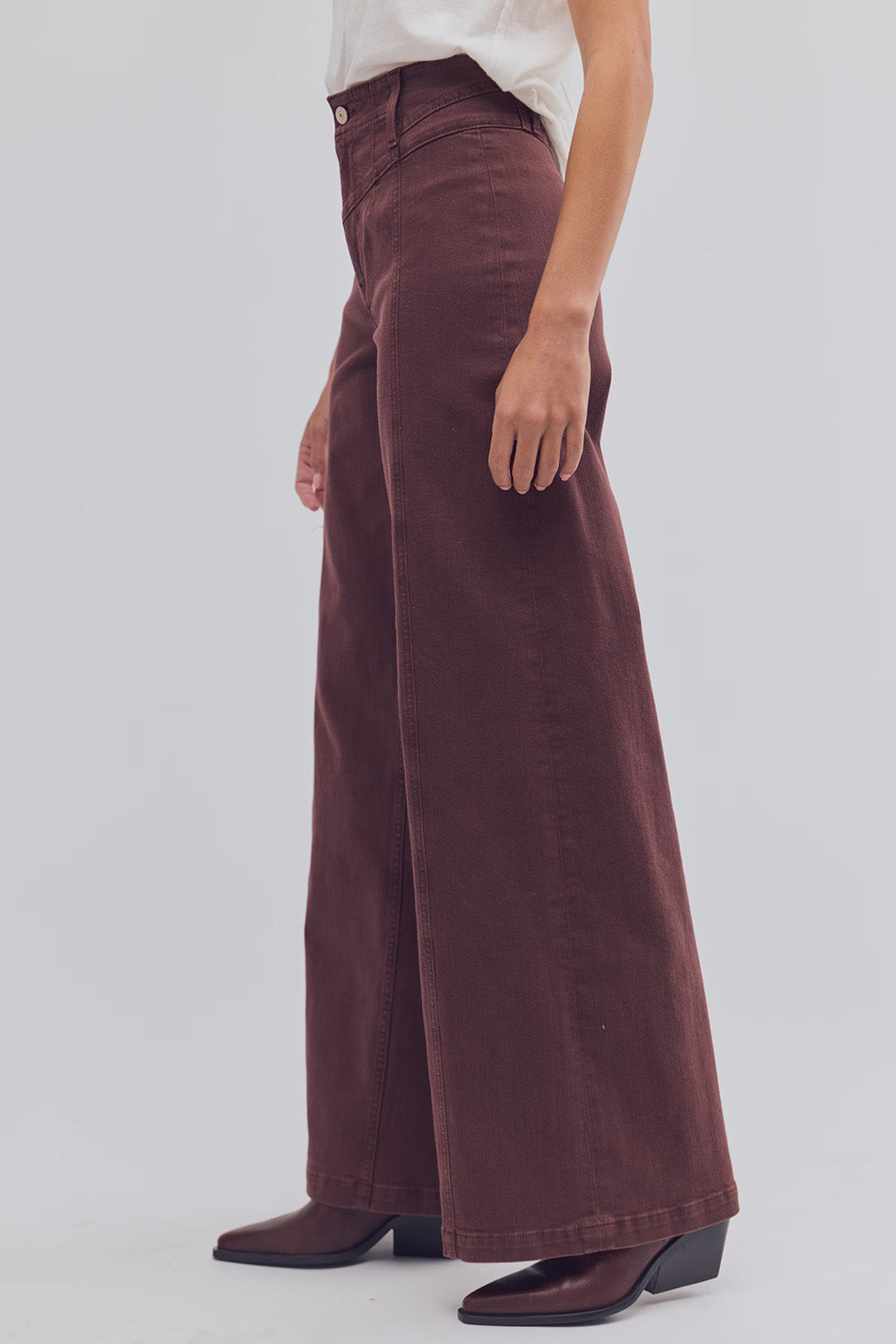 Free People - Libre Cord Wide Leg - Shopping Bag - Side