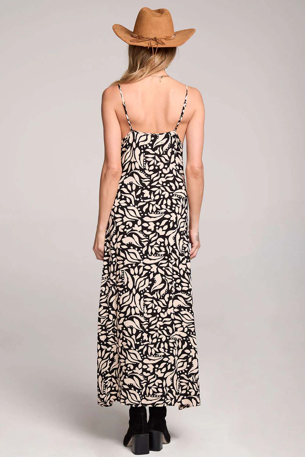 Saltwater Luxe - Tori Midi Dress - Black - Back