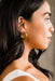 Able - Air Hoops - Gold Vermeil - Model