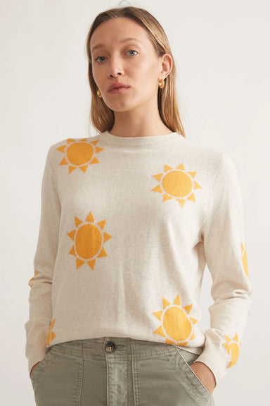 Marine Layer - Icon Sweater - Sun Print - Front
