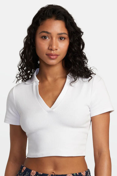RVCA - Chase Polo - White - Front