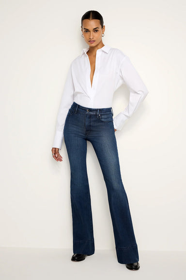 Good American - Good Classic Boot - Indigo - Front