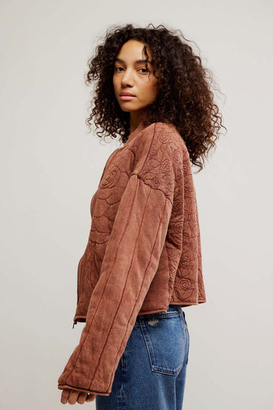 Free People - Rose Sweatshirt - Cinnamon Stick - Side