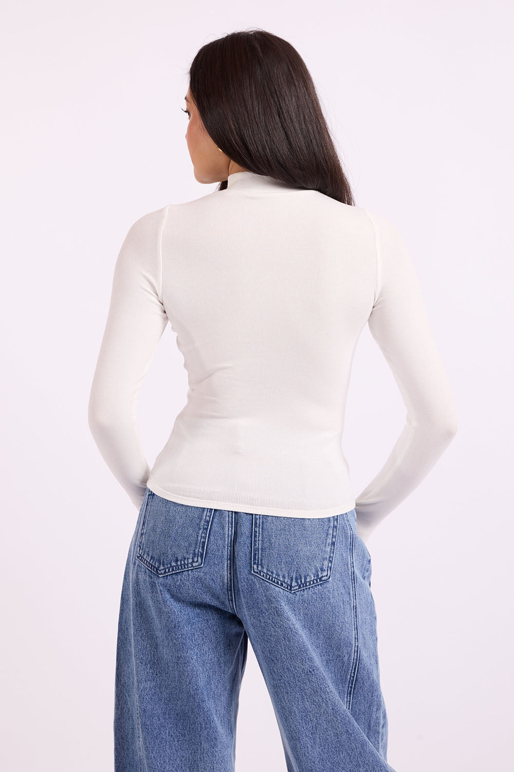 Sadie & Sage - Ronan Top - Ivory - Back