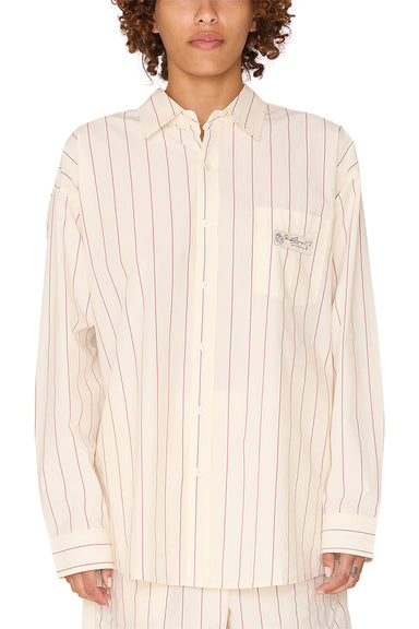 Obey - Primavera Stripe Shirt - Tofu Multi - Front
