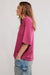 Free People - Perfect Oversized Tee - Glass Roses - Side