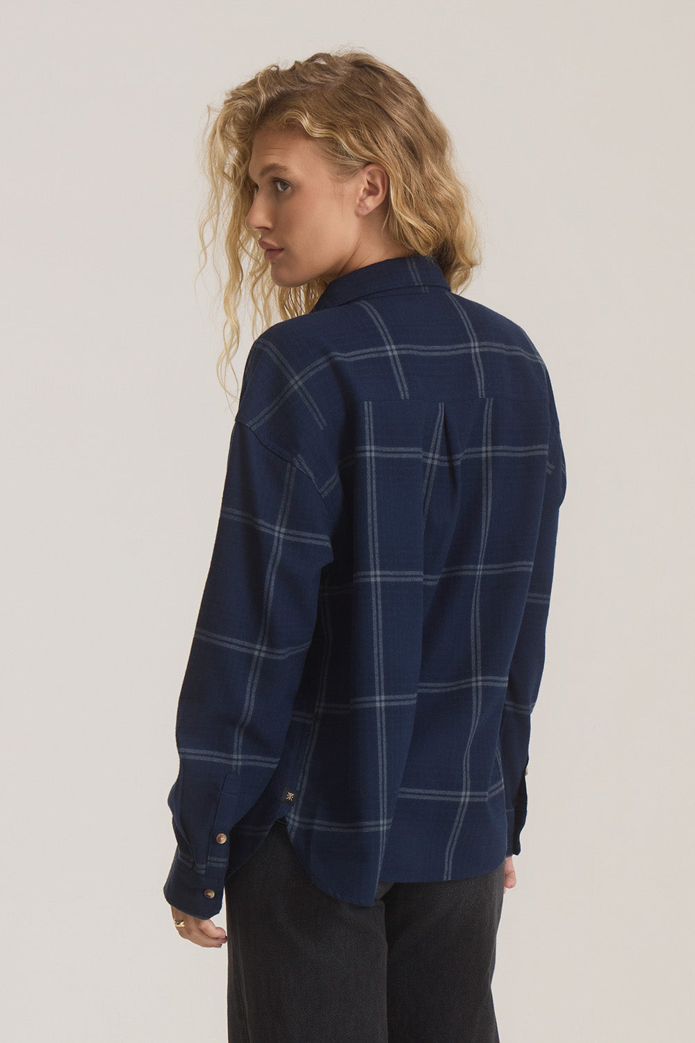 Roark Revival Amberley Light in Deep Navy — Back view