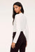 Spanx - Cashknit LS Wrap Bodysuit - Ivory - Back