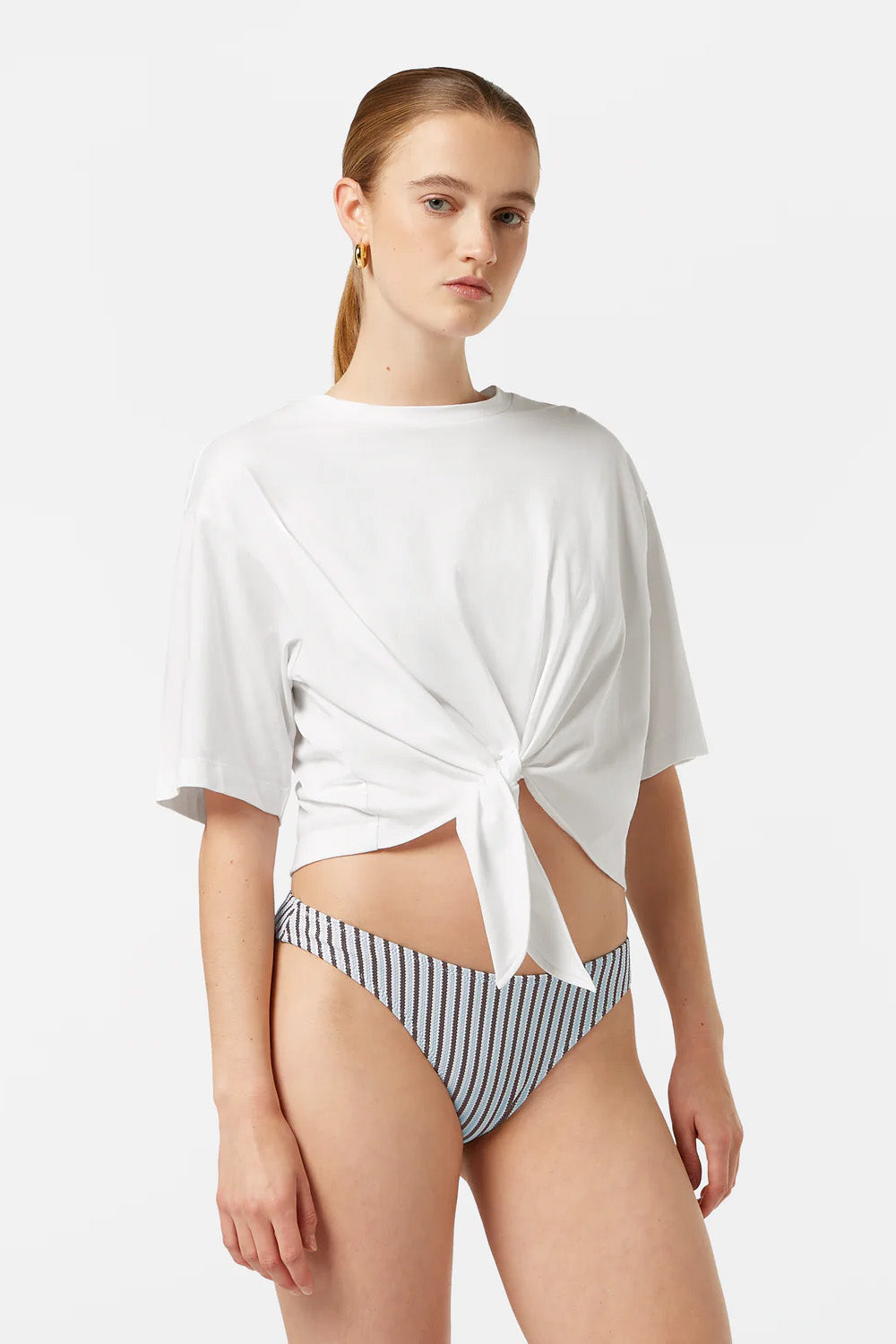 Scotch & Soda - Knotted T-Shirt - White