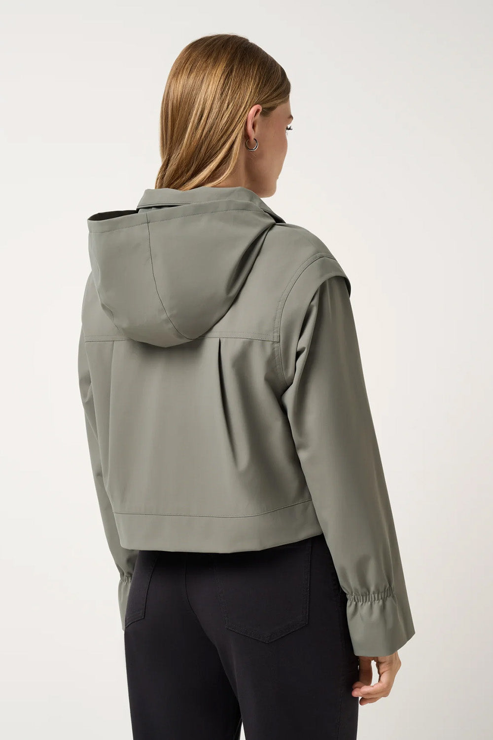 Travis Mathew - Wanderwoven Boundless Jacket - Olive Smoke - Back
