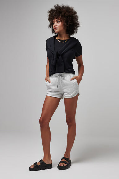 Travis Matthew - Cloud Fleece Short 2.0 - Heather Light Grey
