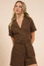 Sadie & Sage - Clear Eyes Romper - Brown - Front