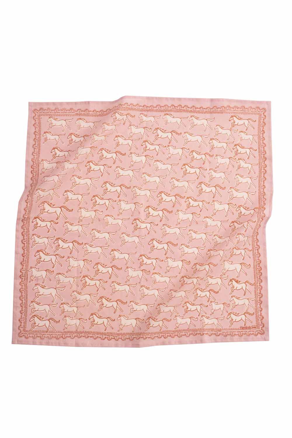 Handker Bandana - Horses Bandana - Pink