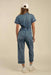 Sendero - Dolly Jumpsuit - Medium Indigo - Back