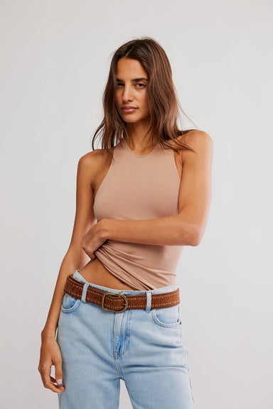 Free People - So Sleek Cami - Tawny Birch - Front