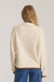 Roark Revival Open Roads Cardigan in Bone — Back view