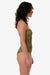 Thrills - Alba Rib Strapless One Piece - Pickle Green - Side