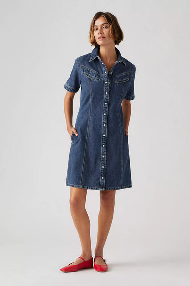 Levis - Rinoa Denim SS Dress - Sledge Sister - Front
