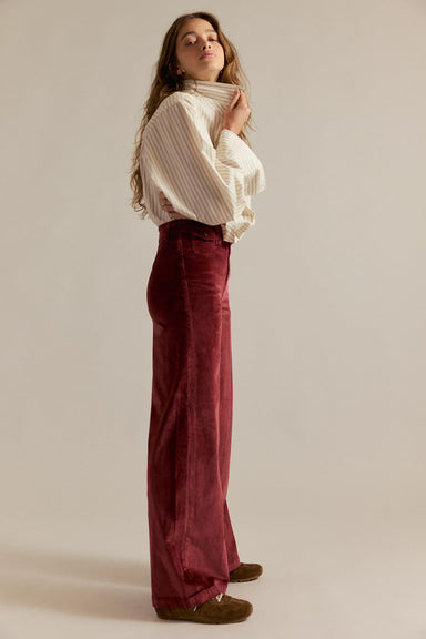 Free People - Kellee High Rise Palazzo - Brick Wall - Side