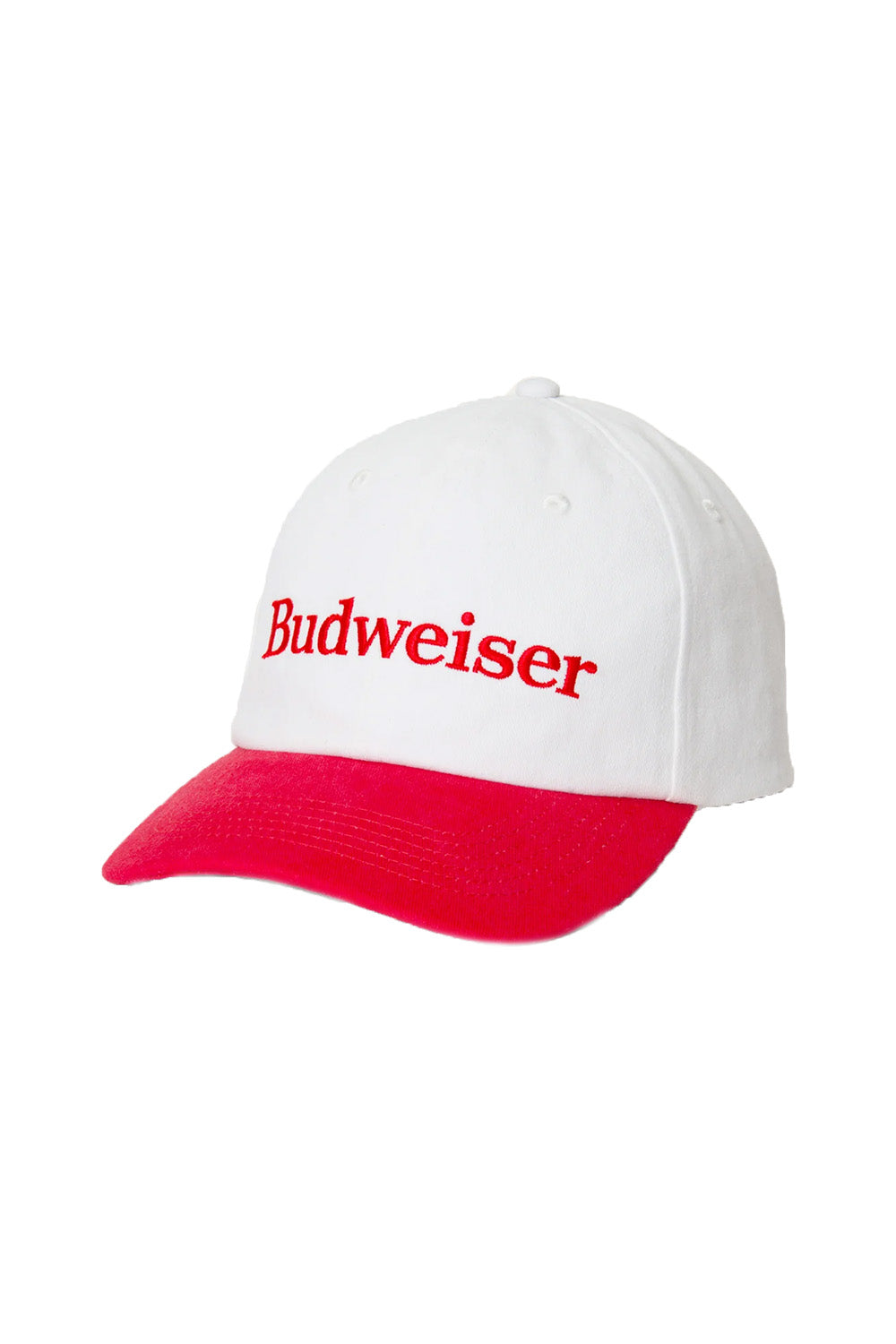 Junk Food Tees - Budweiser Logo Hat - Red/White - Front