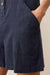 Marine Layer - Sydney Romper - India Ink - Detail