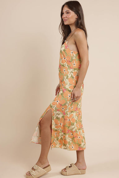 Sadie & Sage - Aperitivio Back Tie Midi Dress - Multi - Side