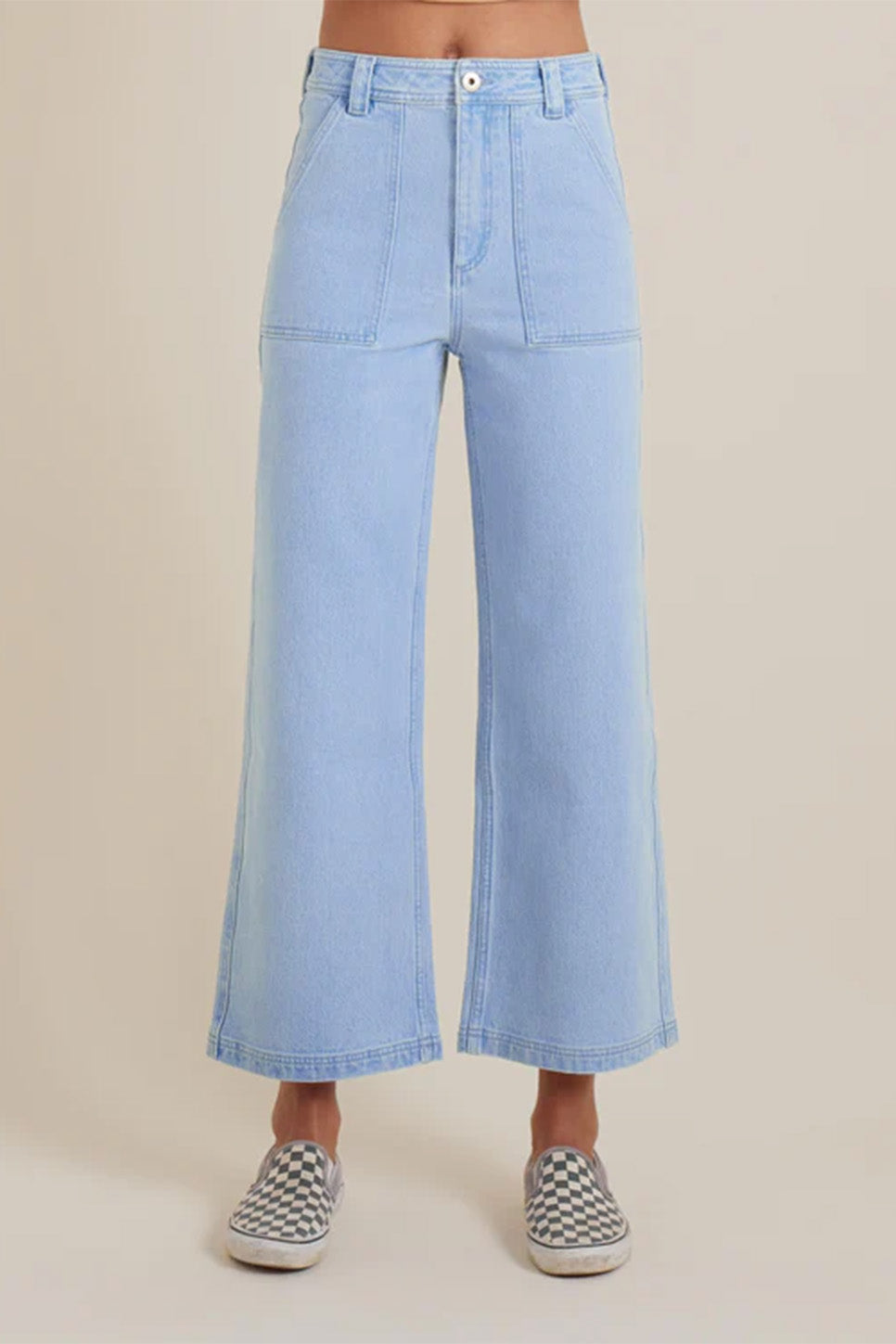 Roark - Hwy SS125 Pant - Bleach Wash Indigo - Front